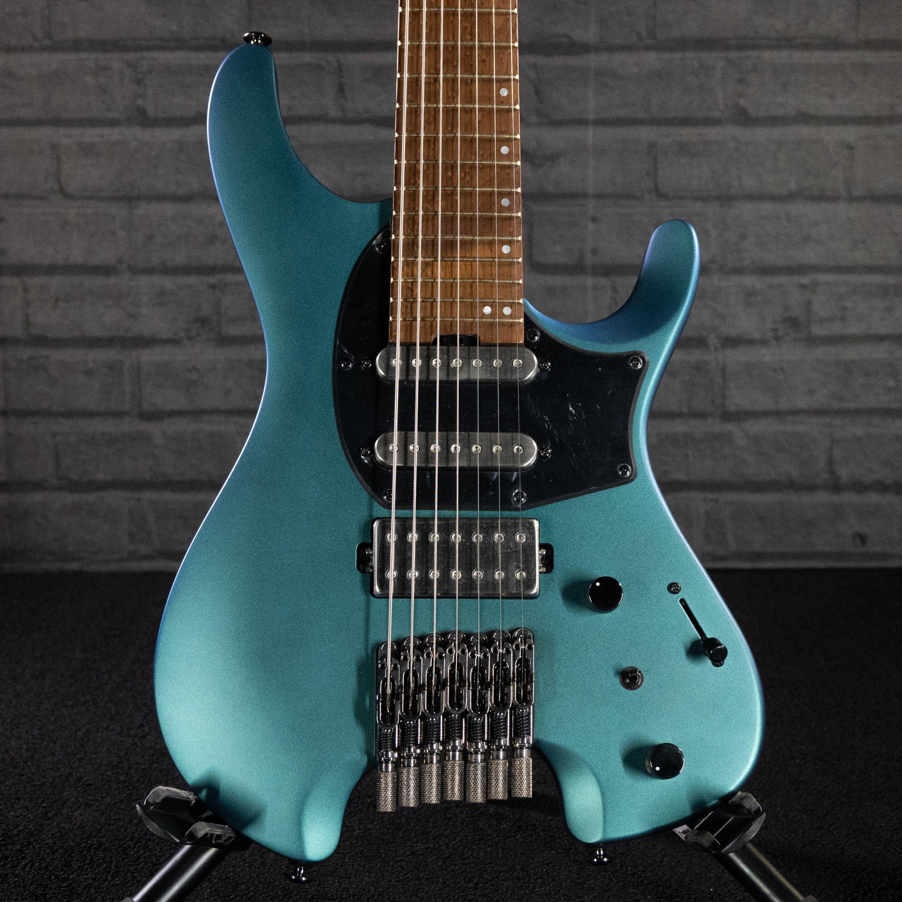 Ibanez Q Series Q547 Seven String Headless Guitar (Blue Chameleon Metallic  Matte)