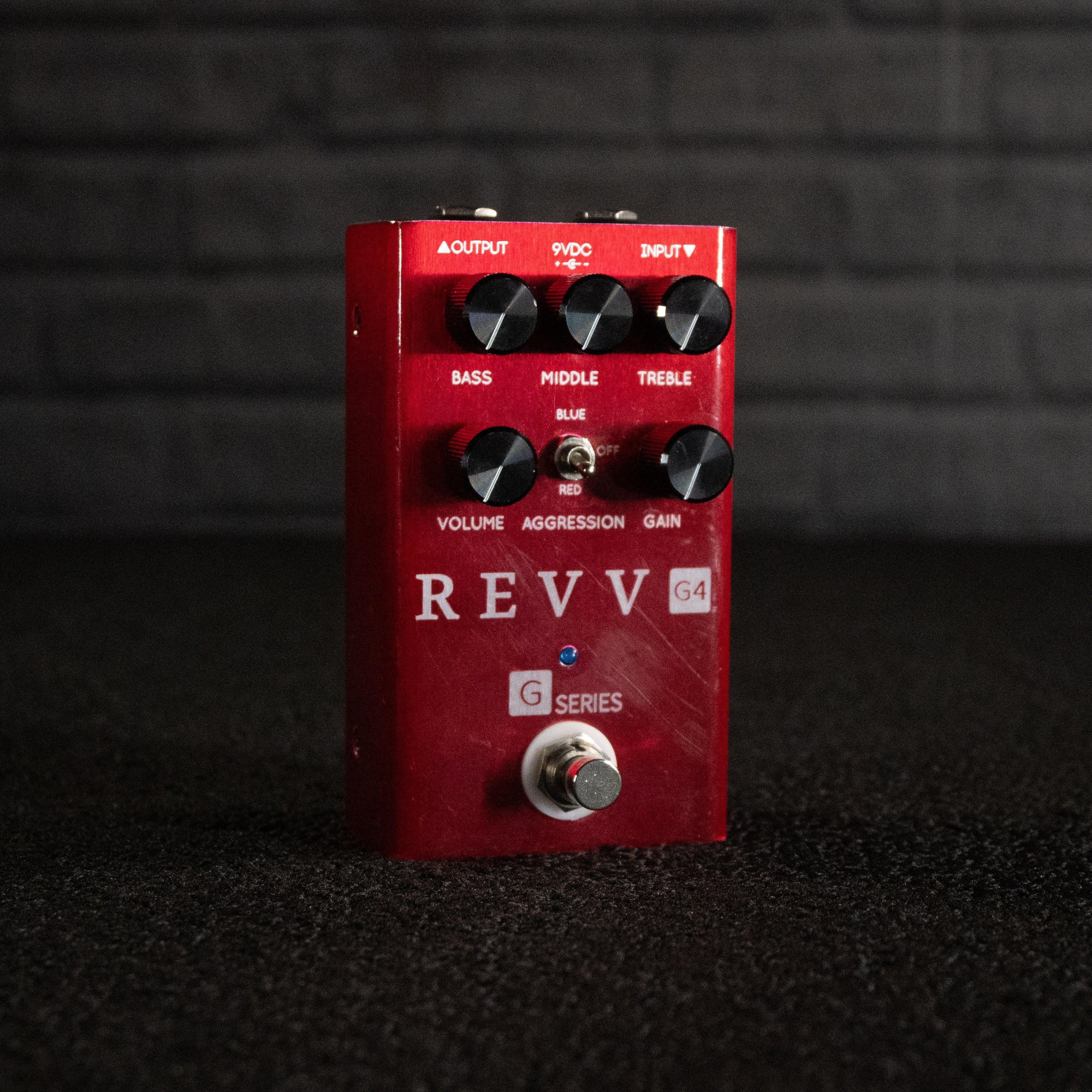 Revv G4 Red Channel Distortion Guitar Pedal USED