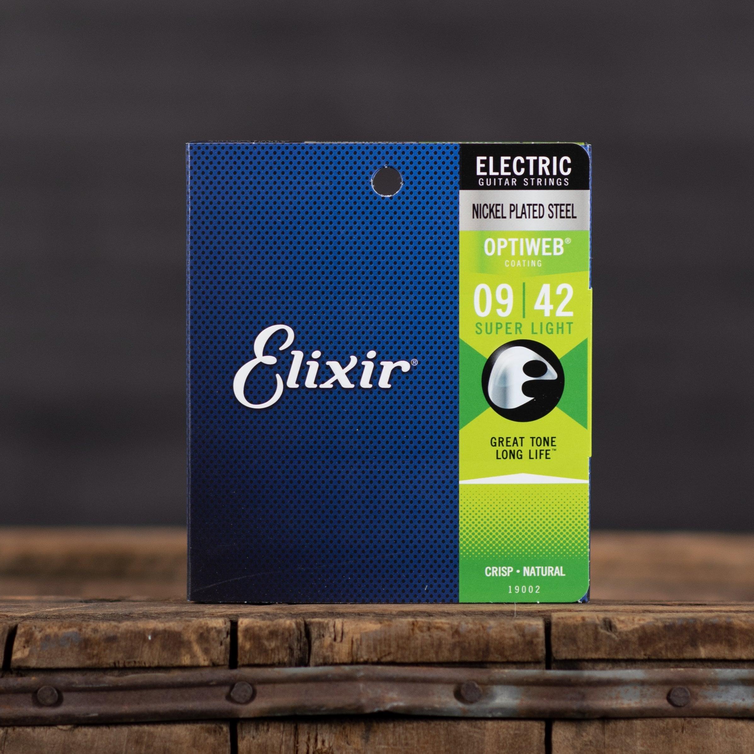 Elixir Optiweb Electric Guitar Strings 9 42 freeshipping Impulse