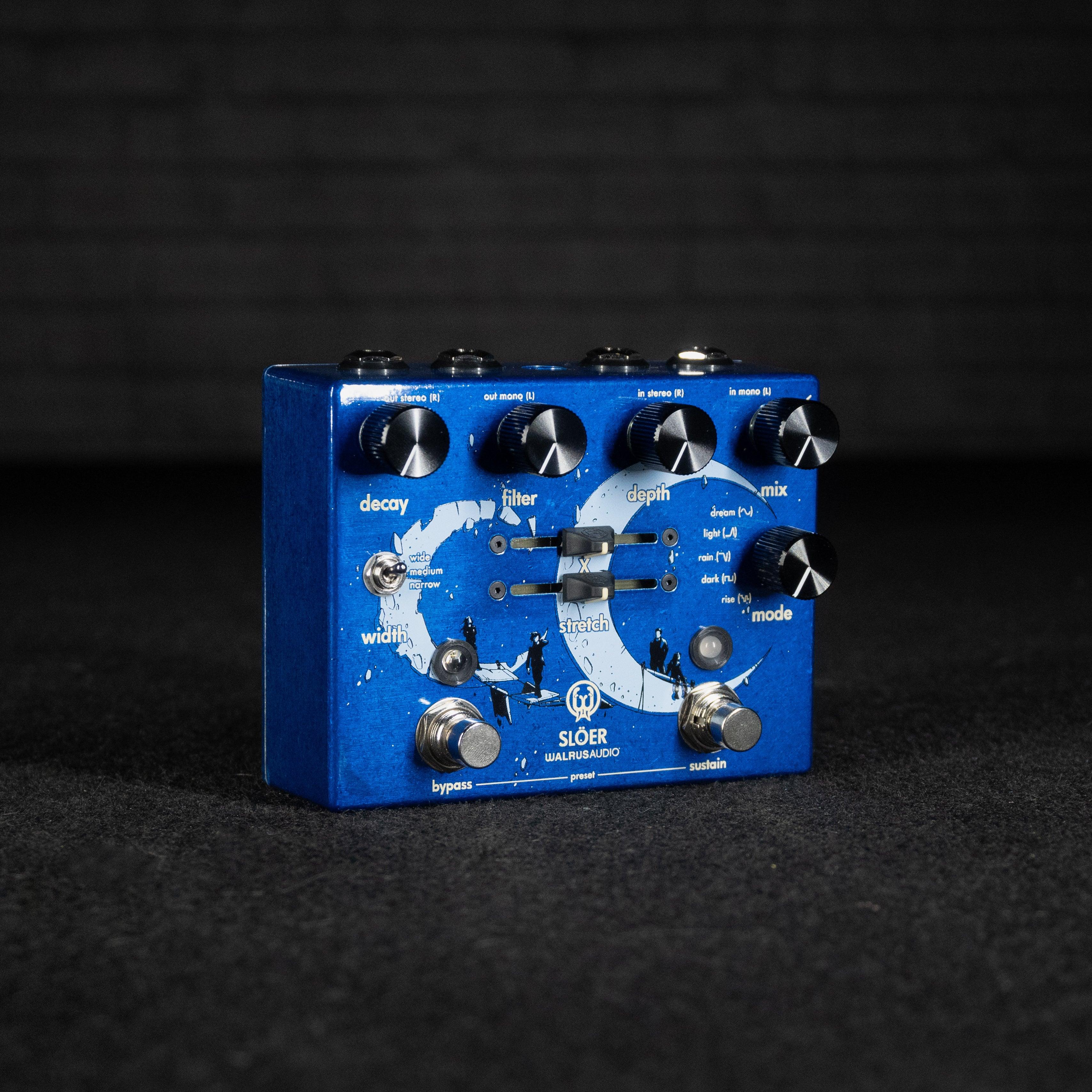 Walrus Audio Slöer Stereo Ambient Reverb Guitar Pedal (Blue)