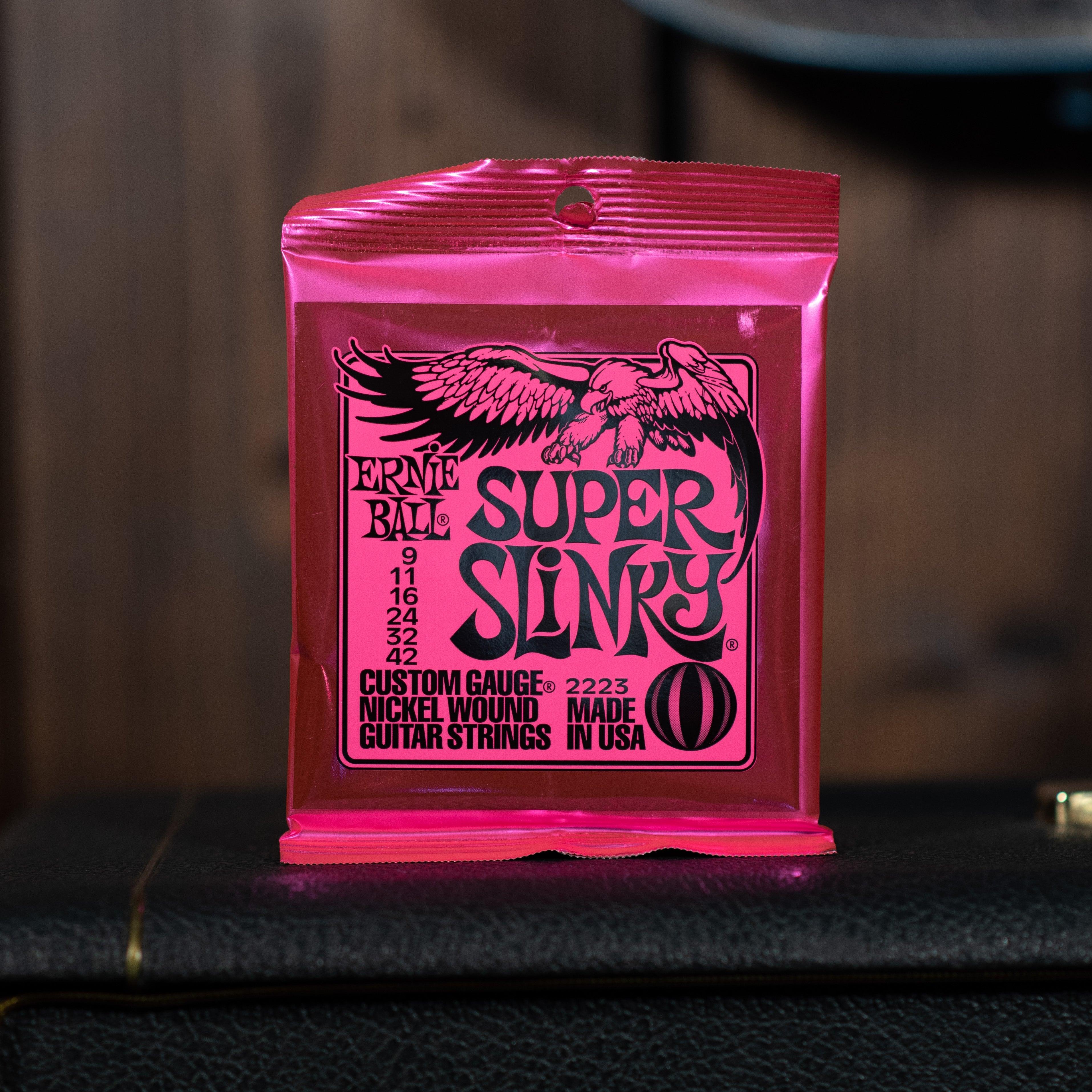 Ernie ball 2223 electric guitar strings super sales slinky