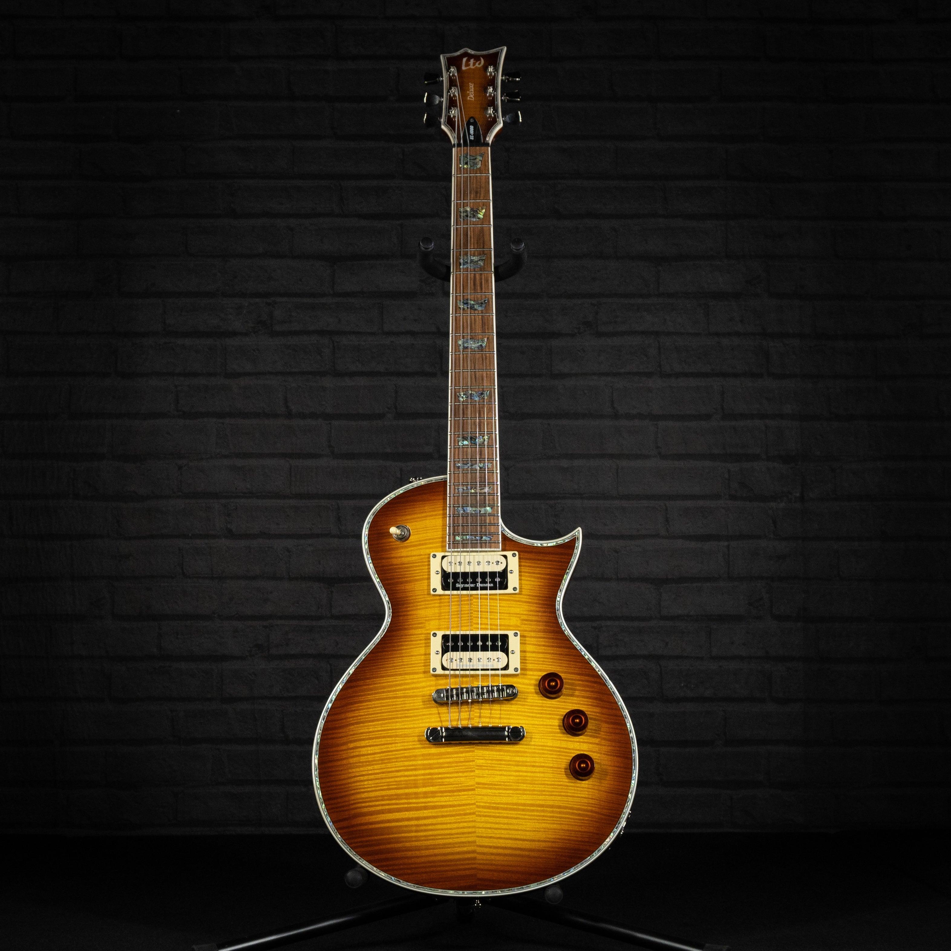 ESP LTD EC-1000 (Amber Sunburst) USED - Impulse Music Co.