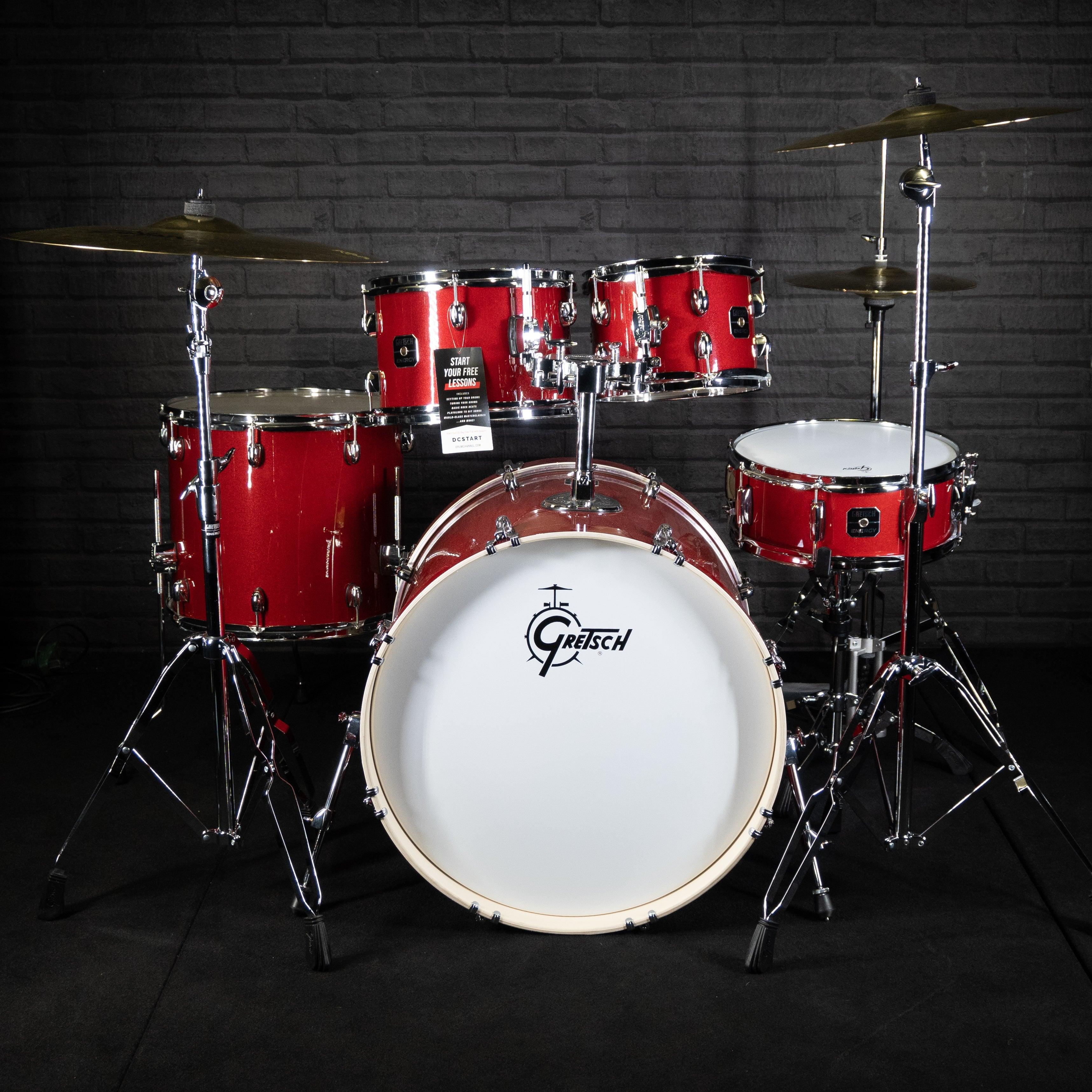 Kit de 5 peças Gretsch Energy (aço cinzaKit de 5 peças Gretsch Energy (aço cinza  