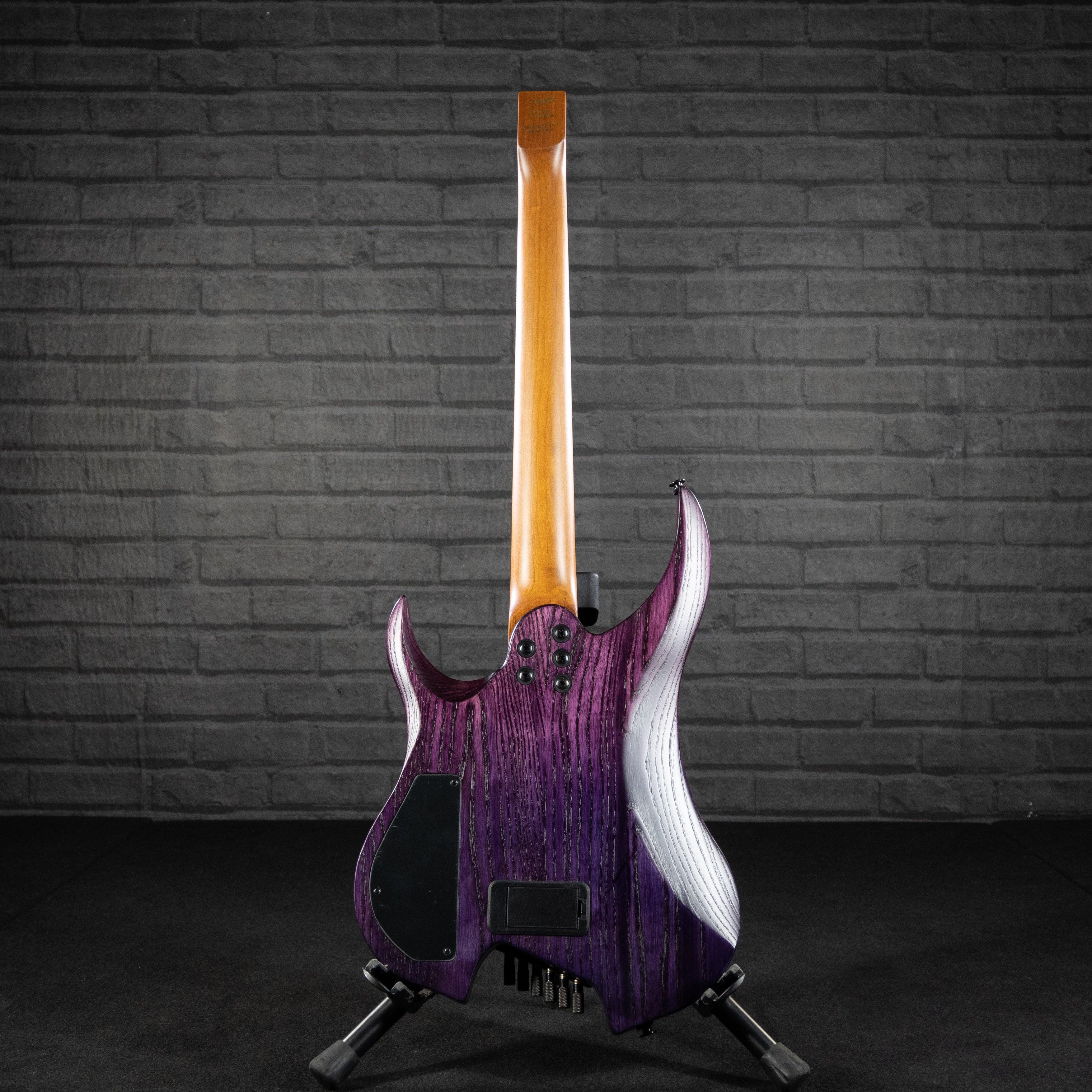 Legator Ghost G6FP 6-String Headless Multiscale Electric Guitar (Iris Fade)