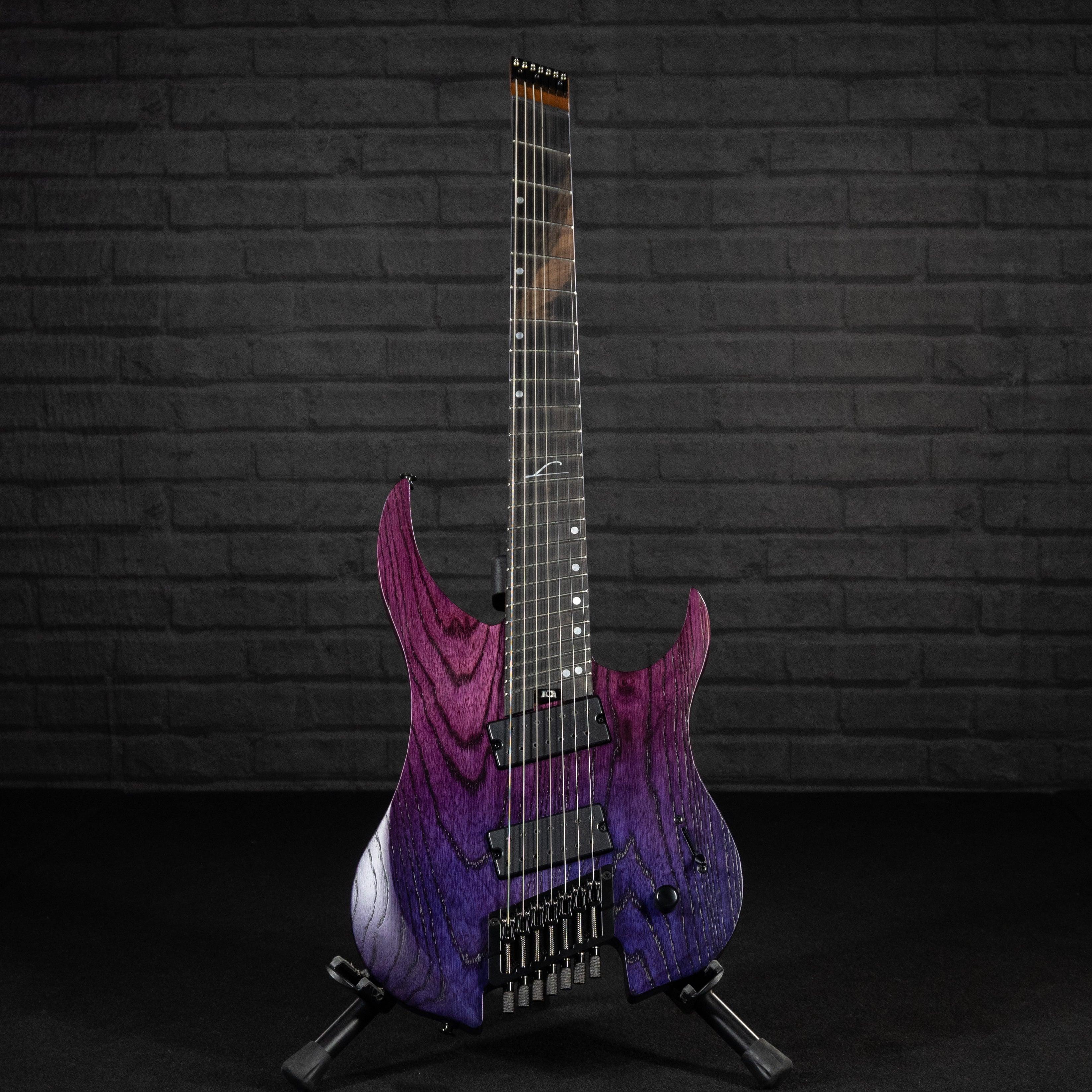 Legator Ghost G7FP 7-String Headless Multiscale Electric Guitar (Iris Fade) - Impulse Music Co.