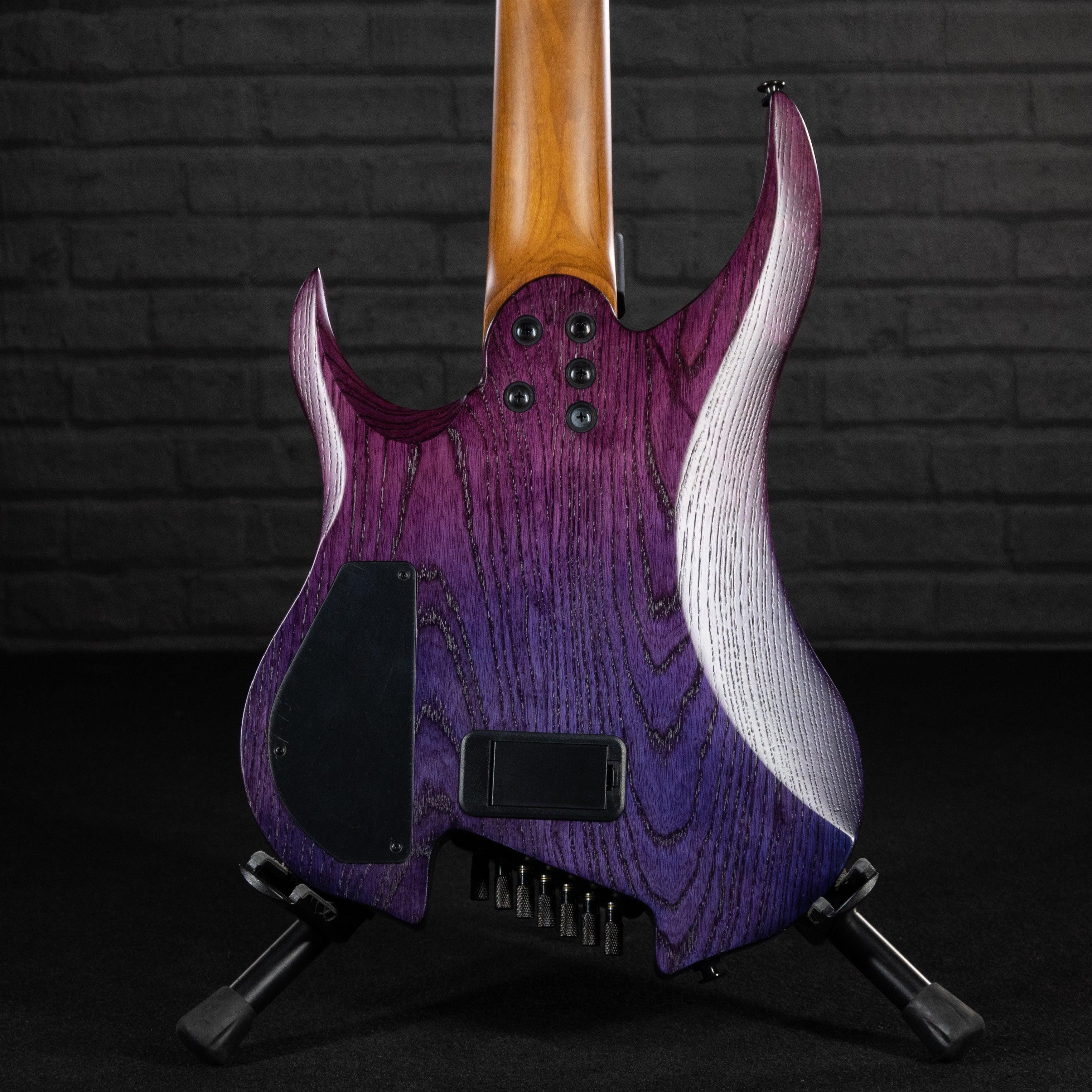 Legator Ghost G7FP 7-String Headless Multiscale Electric Guitar (Iris Fade) - Impulse Music Co.