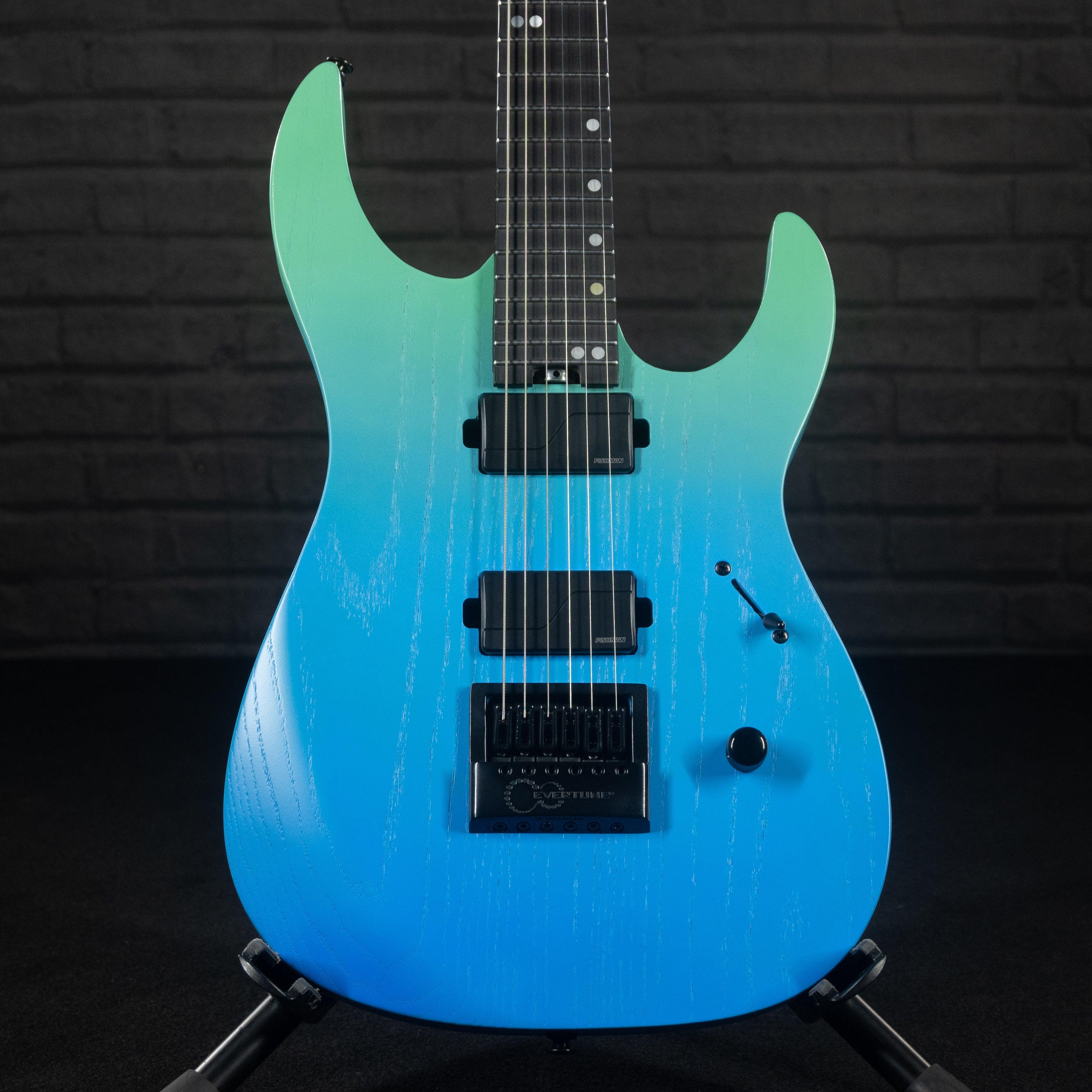 Legator Ninja N6EP 6-string Evertune Electric Guitar (Pacific Aqua) - Impulse Music Co.