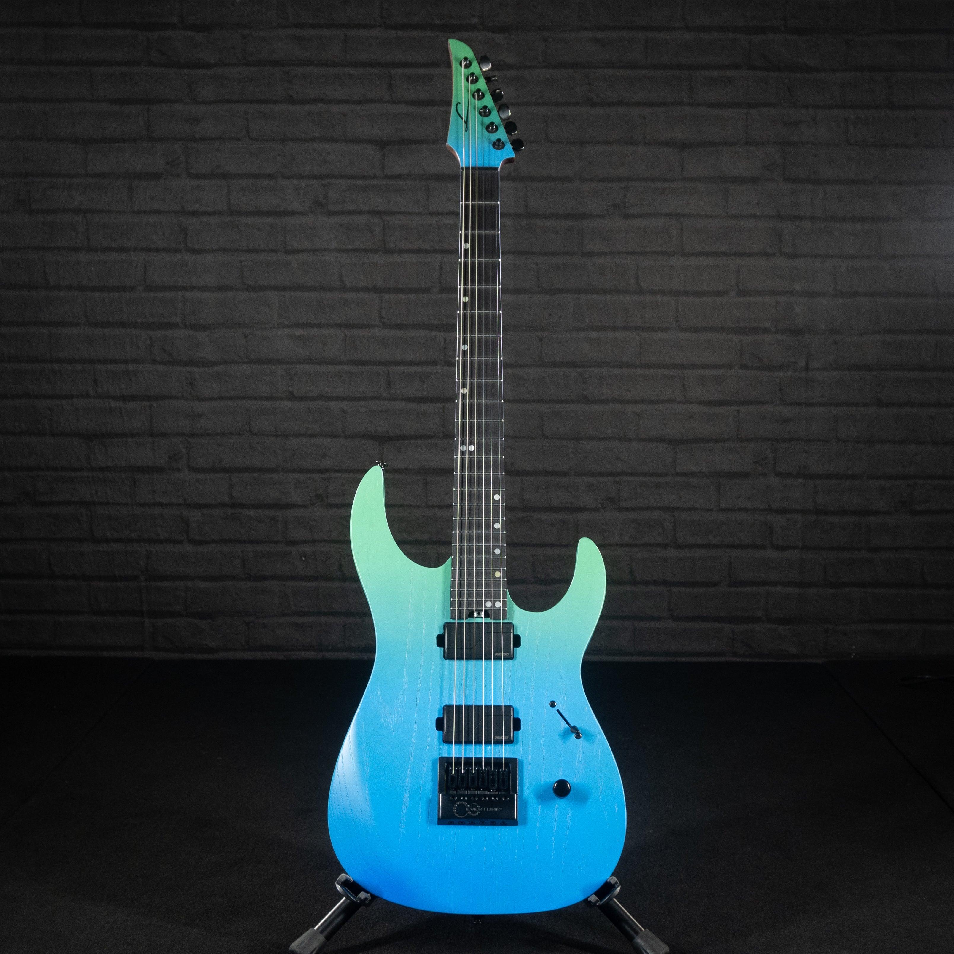 Legator Ninja N6EP 6-string Evertune Electric Guitar (Pacific Aqua) - Impulse Music Co.