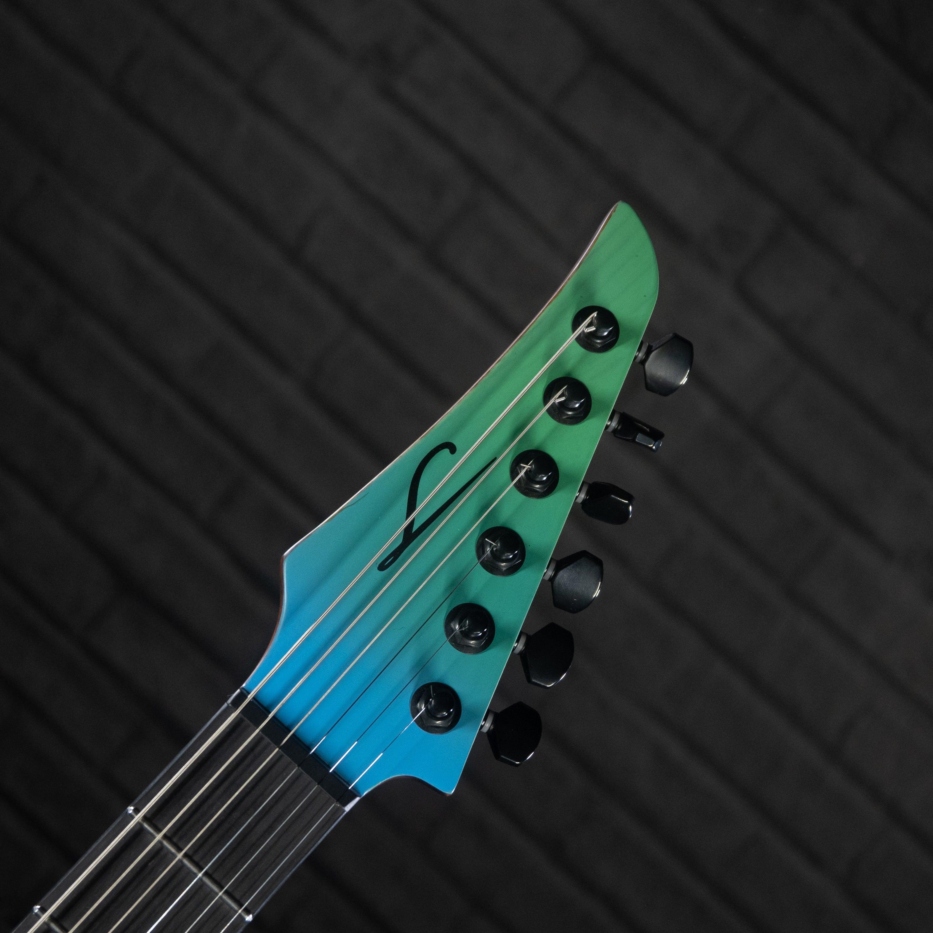 Legator Ninja N6EP 6-string Evertune Electric Guitar (Pacific Aqua) - Impulse Music Co.