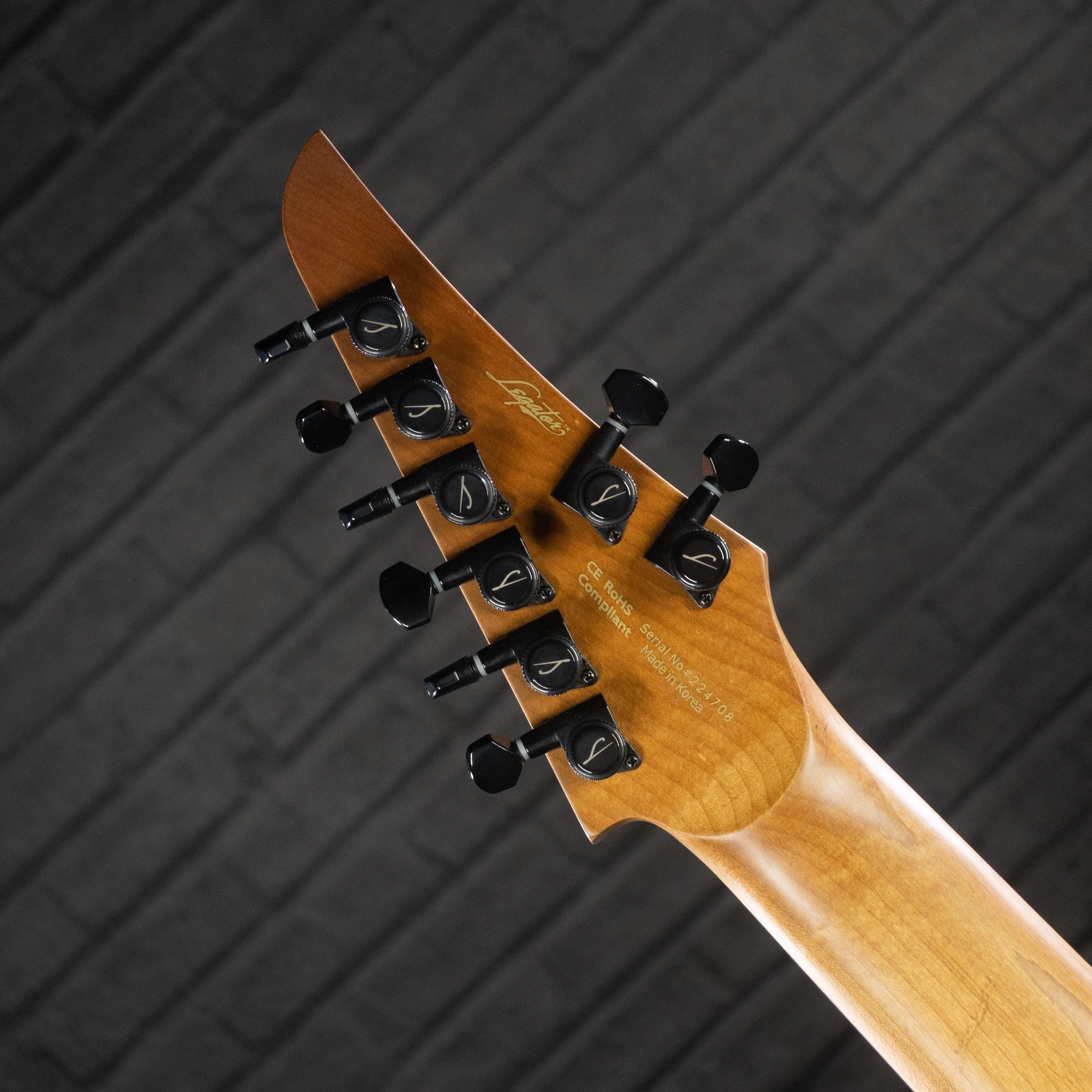 Legator Ninja N8EP 8-string Evertune Electric Guitar USED (Pacific Aqua)