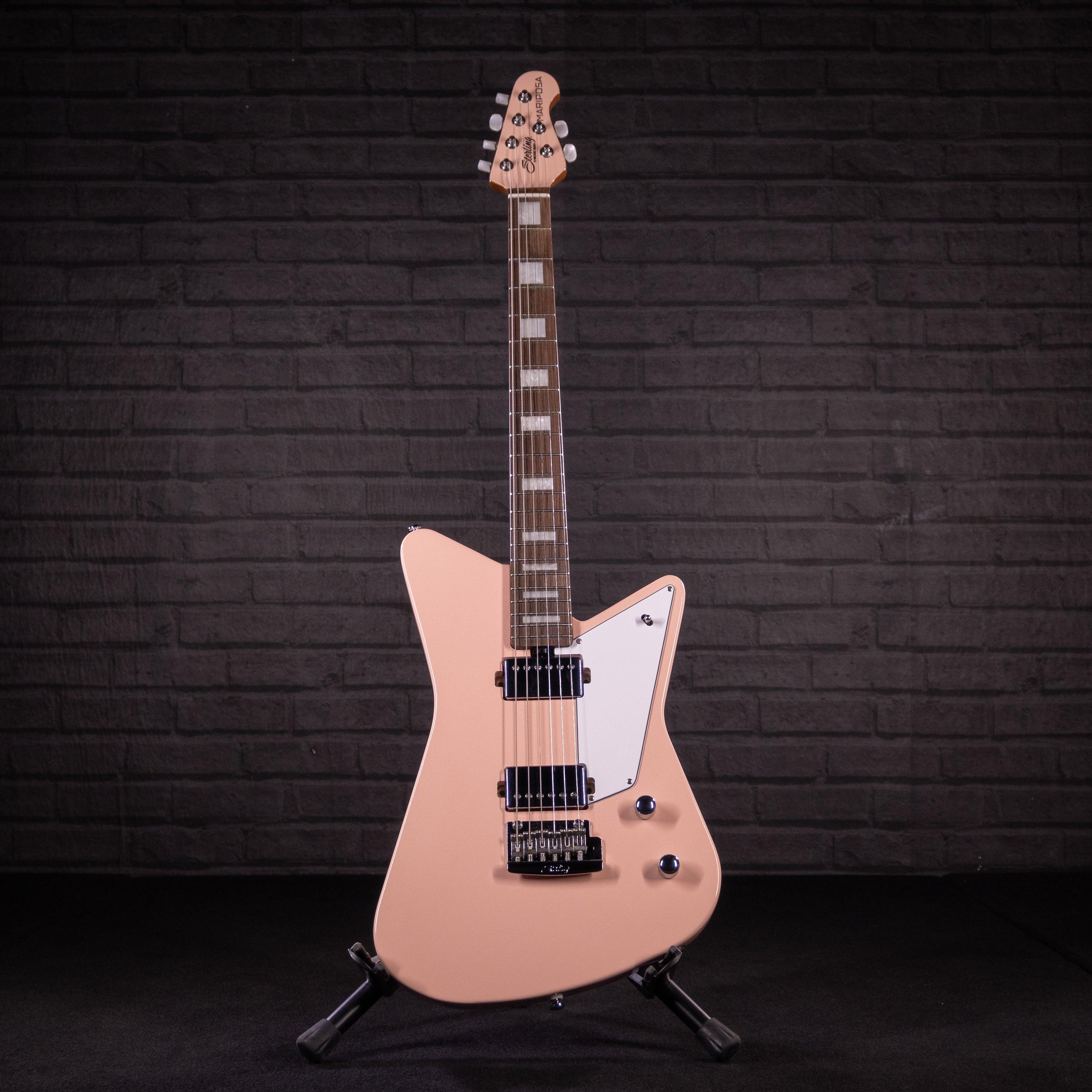 Sterling by Music Man Mariposa Electric Guitar (Pueblo Pink Satin)