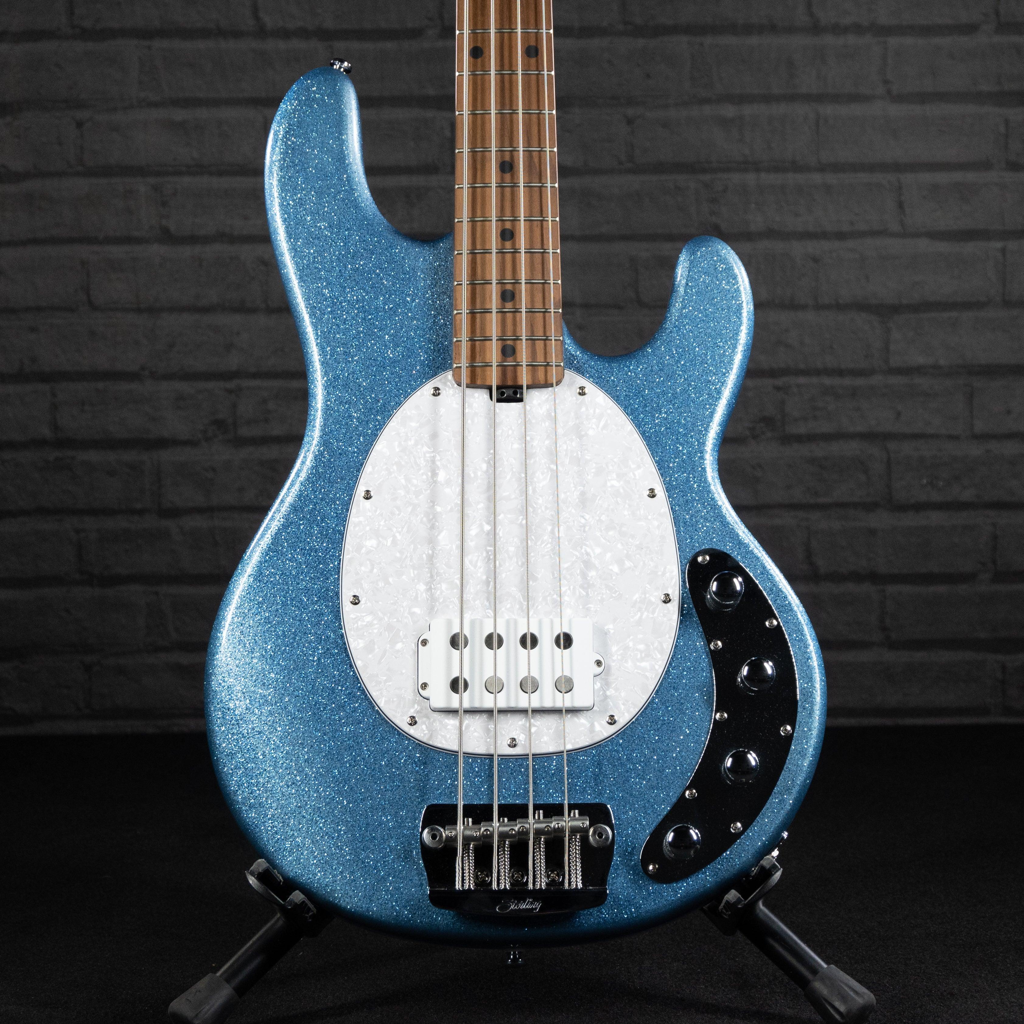 Sterling By Music Man StingRay Ray34 Bass Blue Sparkle — Andy